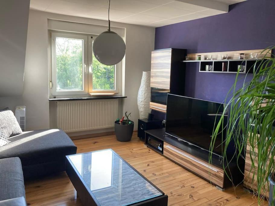 Sonnige Etagen-Wohnung, Alleinige Nutzung, Wasserbett Neunkirchen  Buitenkant foto